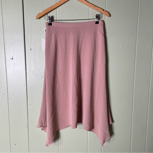 Wilfred‎ Asymmetrical handkerchief midi skirt in sand size 6 A-line full - Picture 1 of 8